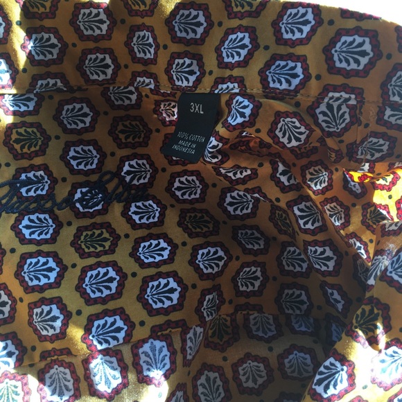 Brand New Tasso Elba Button Down Short Sleeve 3XL - Picture 6 of 6